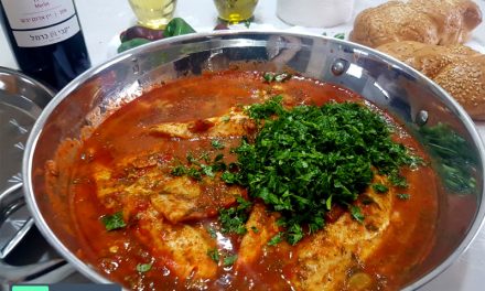 מתכון פילה מושט ברוטב עגבניות